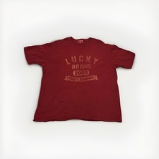 Lucky Brand Men's Heather Blue Graphic T-Shirt, Size XXL — listing 3
