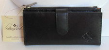 Patricia Nash Black Leather Zip-Around Continental Wallet — listing 4