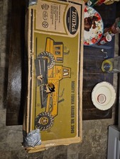 Vintage Tonka Diesel No. 600 Pressed Steel Road Grader, Orange — listing 2