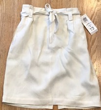 Liz Claiborne Striped Paperbag Waist Midi Skirt with Tie Belt — listing 3