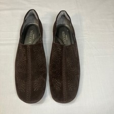 Sesto Meucci for Florence Brown Suede Pointed-Toe Flats, Made in Italy — listing 2