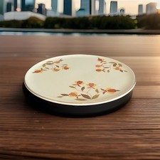 Hall China Autumn Leaf Pattern Cake Plate
