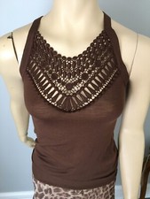Gucci Ivory Open-Weave Crochet Mesh Sleeveless Tank Top — listing 3