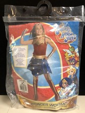 DC Comics Wonder Woman Girls Costume with Cape and Star Skirt — listing 6