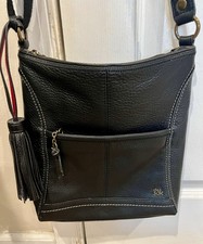 The Sak Black Pebbled Leather Studded Flap Crossbody Bag — listing 2