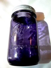 Mason Quart Narrow-Mouth Clear Glass Canning Jar with Embossed "MASON" Lettering — listing 2