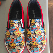 Pokémon Kanto Starters Slip-On Canvas Sneakers, Size 6 — listing 5