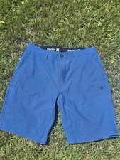 Hurley Phantom Hybrid Walk Shorts, Men's Size 36, Teal Blue — listing 4