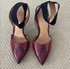 Jessica Simpson Snakeskin Print Slouchy Knee-High Stiletto Boots — listing 6