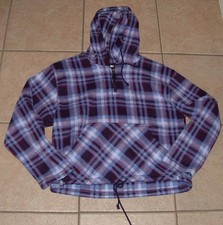 Purple Plaid/Check Pattern Garment with Chinese/Japanese Character Label — listing 4