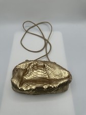 Vintage 1980s Metallic Gold Leather High-Waisted Pencil Skirt — listing 6