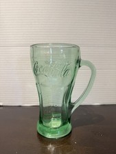 Coca-Cola Green Glass Flared Soda Fountain Tumbler — listing 6