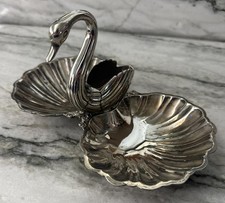 Silver-Plated Figural Swan Napkin Holder / Letter Rack — listing 2