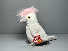 Ty Beanie Baby "Kiwi" the Cockatoo (White Bird with Pink Crest) — listing 6