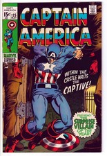 Captain America #125 (Marvel Comics, May 1970) - Bronze Age — listing 2