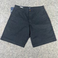Gap Men's Flat Front Chino Shorts, Black, Size 40 — listing 2
