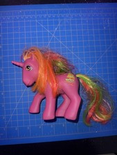 Vintage G1 My Little Pony 'Sailboat / Up Up and Away' Pony, Teal with Yellow Hair — listing 2