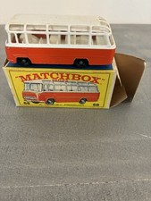 Matchbox Superfast No. 68 Mercedes Coach Bus, Maroon/White with Green Windows — listing 6