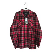 Vintage Pendleton Wool Board Shirt in Red & Blue Plaid — listing 3