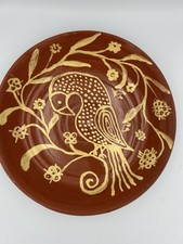 Dorothy Long Redware Pottery Piece, Hand-Signed and Dated 1985 — listing 4