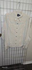 Cruel Girl Western Snap Shirt, Black Floral Daisy Print — listing 6
