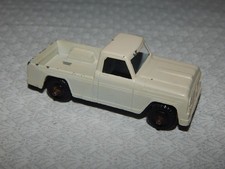 Vintage Diecast Pickup Truck with Roll Bar and Blue Interior, Blue with Orange Trim — listing 5