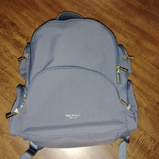 Isaac Mizrahi New York Backpack with Insulated Pocket, Gray Nylon — listing 5