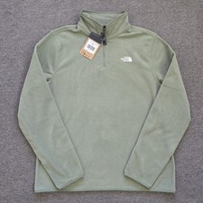 The North Face Men's TKA 100 Glacier 1/4 Zip Fleece Pullover Gray Large — listing 2