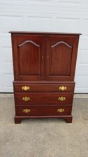 Antique 19th Century American Cherry Two-Door Wardrobe / Armoire (Knockdown Kist)