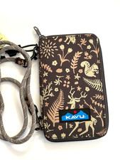 KAVU Go Time Zip Wallet with Lanyard, Nautical/Shark Print — listing 5