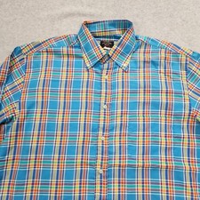 Paul & Shark Yachting Men's Multicolor Plaid Button-Down Shirt, Size 44