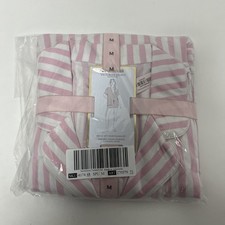Pink & White Striped Metallic Shimmer Pajama Pants — listing 6