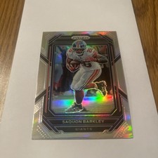 2025 Panini Prizm Saquon Barkley Pandora Prizm #298 PSA 9 Mint
