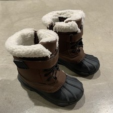 Cat & Jack Kids' Duck Boots with Thermolite Sherpa Lining, Size 3 — listing 4