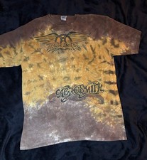 Liquid Blue Tie Dye T-Shirt, Green/Brown Spiral Pattern, Size Large — listing 2