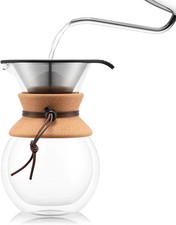 Bodum Pour Over Coffee Maker with Cork Collar and Leather Tie — listing 2