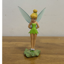 Disney Tinker Bell 'Sitting Pretty' Figurine with Sheer Glitter Wings, Bradford Exchange, 2007, Numbered A0212