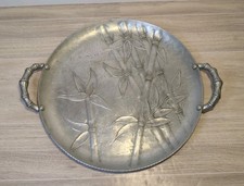 Everlast Forged Aluminum Oval Tray with Bamboo Motif — listing 4