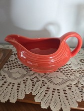 Fiesta Gravy Boat / Sauce Boat with Under-Plate Tray in Persimmon — listing 4