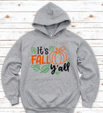 It's Fall Y'all Graphic Tee, Orange, Size Medium, listing 4