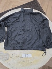EBTEK Eddie Bauer Men's Black Ripstop Nylon Hooded Windbreaker Jacket, Size XXL — listing 2