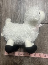 Plush Sheep / Lamb Stuffed Animal with Black Face and Legs — listing 4