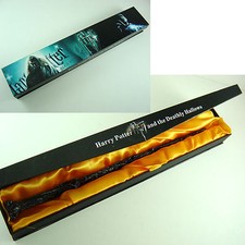 Harry Potter Style Wizard Wand, Black Textured Handle with Reddish-Brown Shaft — listing 4