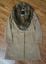 Ivanka Trump Faux Fur Vest with Fox Fur Collar, Size S — listing 3