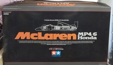 Tamiya Big Scale Series No. 26 McLaren MP4/6 Honda 1:12 Scale Model Kit Opened but complete — listing 3