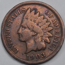 1903 Indian Head Cent (One Cent), Philadelphia Mint — listing 3