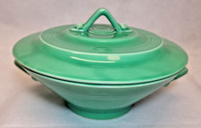 Vintage Homer Laughlin Harlequin Red Covered Casserole Dish — listing 5