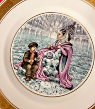 Royal Copenhagen Hans Christian Andersen Fairy Tale Plates - Set of 3