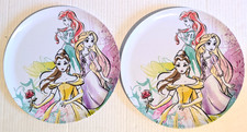 Zak Designs Disney Princess Melamine Dinner Plate (Belle, Ariel, Rapunzel) — listing 2