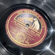 HMV 'The Vagabond King' Vocal Gems 78 RPM Shellac Record by Light Opera Company